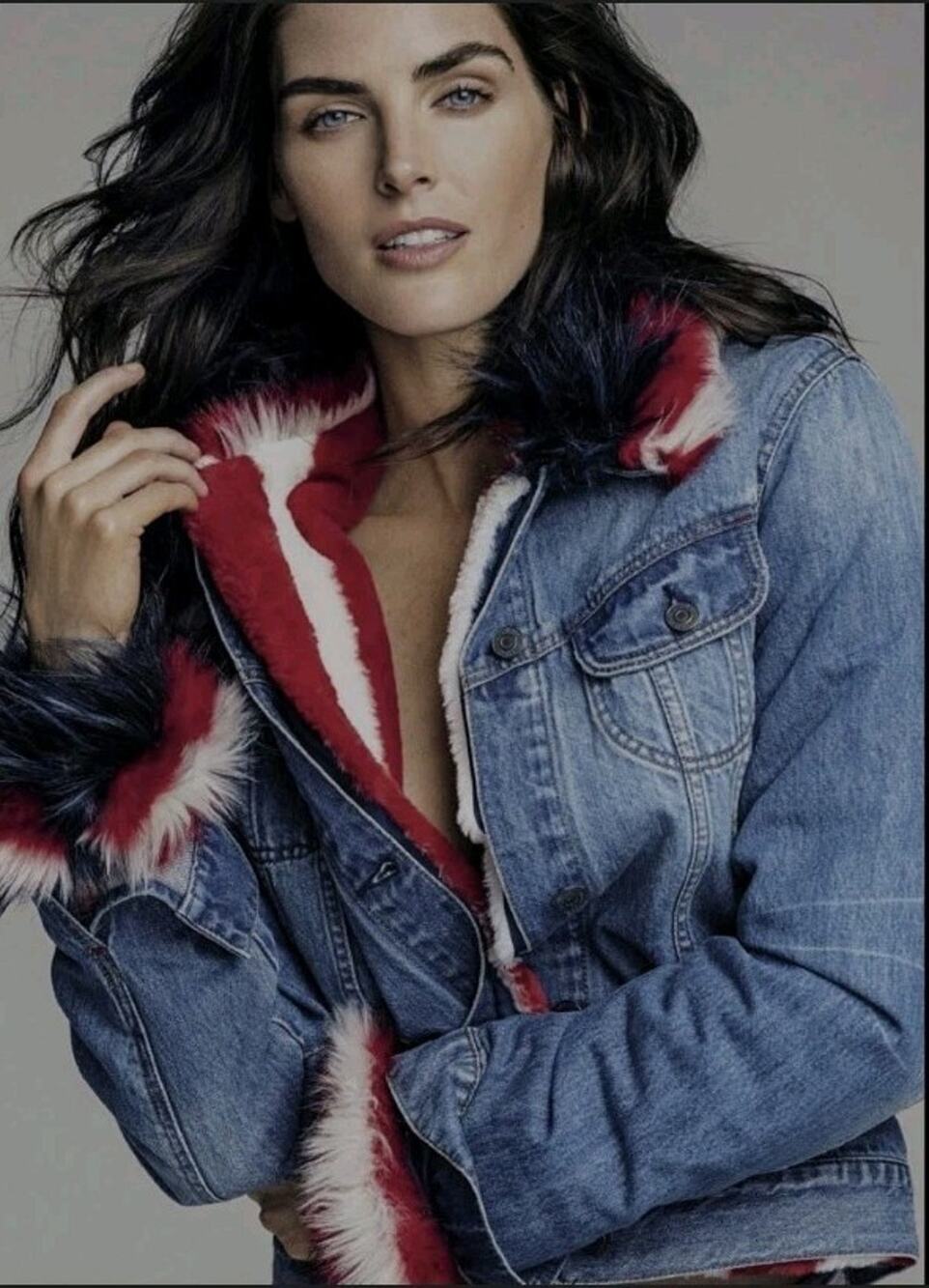 NWT szM Guess 2-in-1 Linda Denim AMERICAN Denim Trucker Jacket Women's